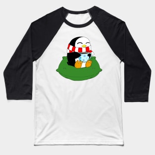 Chocolate Penguin Baseball T-Shirt